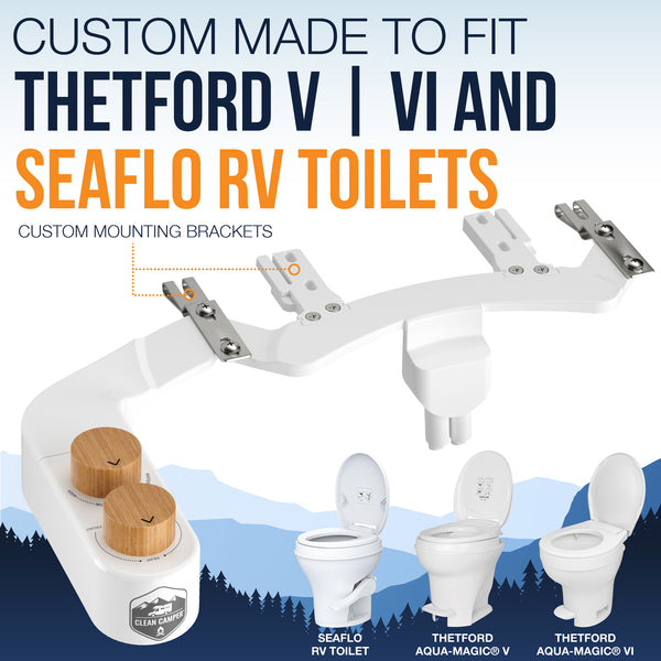 Clean Camper Thetford V, VI & SeaFlo Custom RV Bidet