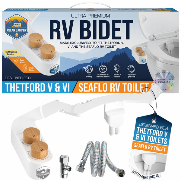 Clean Camper Thetford V, VI & SeaFlo Custom RV Bidet